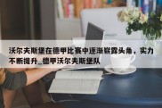 江南体育-沃尔夫斯堡在德甲比赛中逐渐崭露头角，实力不断提升_德甲沃尔夫斯堡队